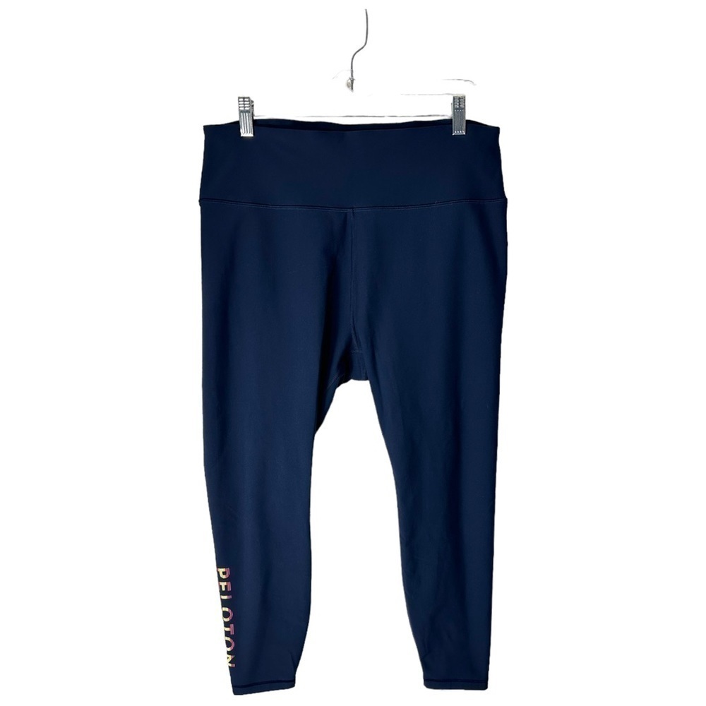 Peloton Navy Blue Cadent High Rise Crop 7/8 Leggings SZ 2X